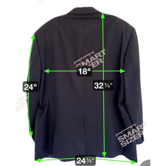 Joseph & Feiss Mens 48R Wool Navy Gold Button Blazer Suit Jacket Career Preppy - Picture 10 of 10